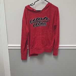 Colosseum Red Utah Utes Women's Hoodie